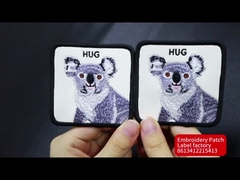 Eco Friendly phong cách độc đáo tùy chỉnh thêu miếng dán với màu sắc khác nhau