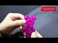 Ủi lên hàng may mặc Phù hiệu vải tùy chỉnh, nhãn TPU nổi