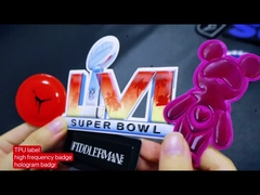 Nhãn TPU Huy hiệu hình ba chiều tần số cao