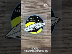 Nhãn chuyển nhiệt mực cho nhãn hiệu quần áo / miếng dán chuyển nhiệt