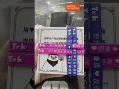 Eco-Friendly quà khuyến mãi cá nhân 3d Keychain Bất kỳ màu nào