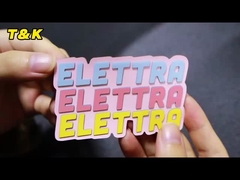 PVC silicone cao su 3D đệm phù hiệu may trên tùy chỉnh có thể giặt