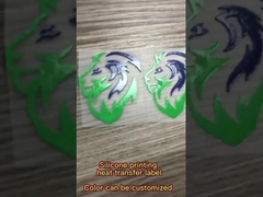 Custom 3D silicone nâng nhiệt chuyển giao logo dán
