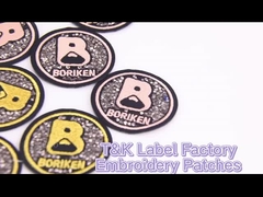 Quần áo thêu nhãn cá mập Ghi đắp chuyển nhiệt có thể giặt tùy chỉnh