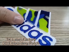 Đẹp hình bầu dục trang phục tùy chỉnh đan trên huy hiệu - thân thiện với môi trường