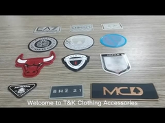 Nhãn ép nhiệt 3D chuyển nhiệt silicon chất lượng cao cho quần áo, phù hiệu silicon cho vải