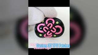 Bản vá 3D TPU tùy chỉnh T&K Nhãn tần số cao