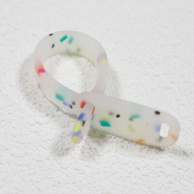 Thắt dây cáp silicone Tie-Dye ️ Tổ chức dây đàn hồi có thể sử dụng nhiều lần cho túi và sử dụng hàng ngày