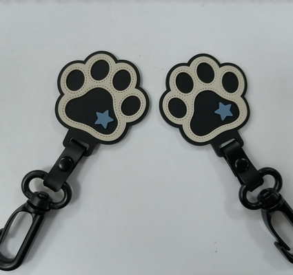 Huy hiệu Miếng dán cao su 3D tùy chỉnh silicone Truyền nhiệt cho hàng may mặc