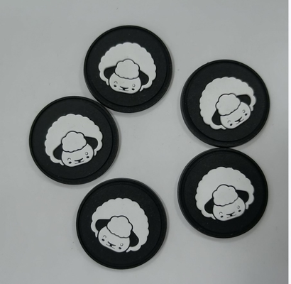 Huy hiệu 3D có thể giặt được Nhãn cao su silicone có thể giặt được Truyền nhiệt tùy chỉnh