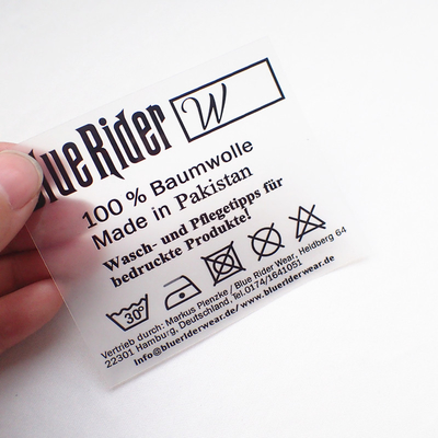 Nhãn in 3D nổi 3D Quần áo Truyền nhiệt Có thể giặt được