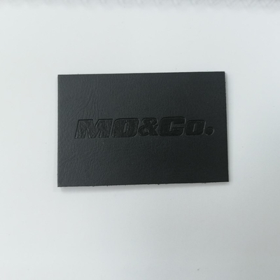 Nhãn có thể giặt được Bản vá da nổi Da lộn Microfiber PU