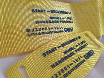 Màn hình in Durable Nhãn Tagless, Nhãn In Nhãn Vải cho Quần áo / Mũ