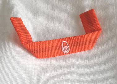 Silk Màn hình In ấn Custom Vải Tags Labels áo Hanger Loop Trên may mặc