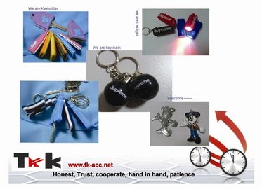 Logo mới PVC Keychain Với Ánh sáng LED