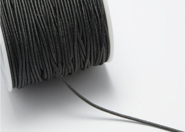 Thân thiện với môi trường dây đàn hồi màu đen 2mm, dây đàn hồi đàn hồi cho quần áo