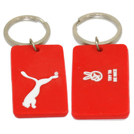Quà tặng Khuyến mại Cá nhân thân thiện với môi trường 3 Dây chuyền Pvc Key Chain Color