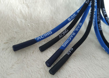 Mềm / mat silicone kết thúc zipper dây với 2,5 mm dây bông