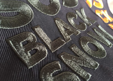 Biểu tượng tăng lên 3D dệt may bản vá may khâu sew on cloth badges