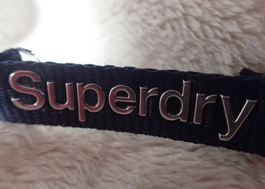 Superdry 3D High Frequency Silver Logo Quần áo cổ Nhãn hiệu Đối với Jacket