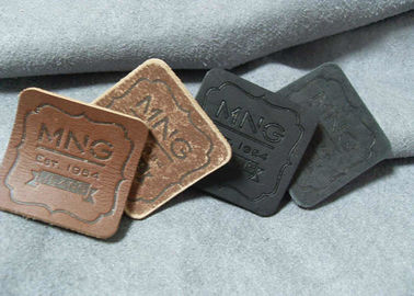 Chất lượng cao Logo tùy chỉnh được dập nổi Nhãn da thật Bản vá cho quần jean và túi