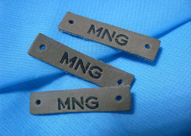 Chất lượng cao Logo tùy chỉnh được dập nổi Nhãn da thật Bản vá cho quần jean và túi