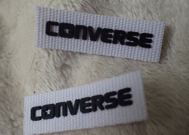 Converse 3D Silicone Logo Phù hiệu Đen mềm cho Quần áo Nhãn Cổ