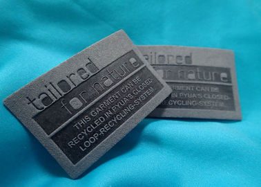 OEM Jeans Da Label Tuỳ chỉnh in da nhăn Patch
