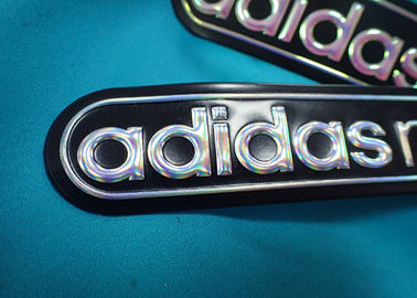 Cao su Customized Patch Với Pvc Logo / Embossed 3d Iron Trên Vải Patches