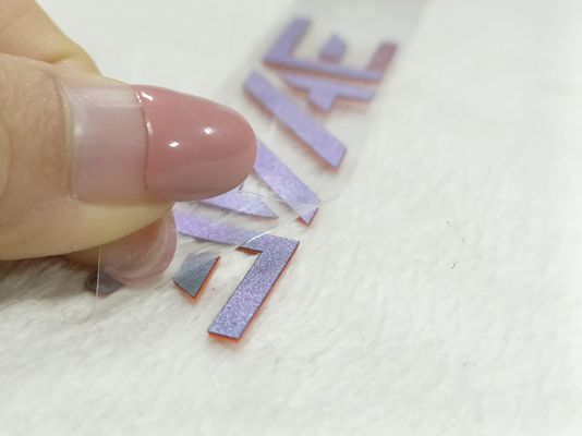OEM Thick Silicone 3D Clothing Label chuyển nhiệt Oeko Tex Với kết cấu đặc biệt