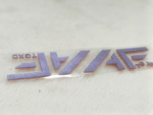 OEM Thick Silicone 3D Clothing Label chuyển nhiệt Oeko Tex Với kết cấu đặc biệt