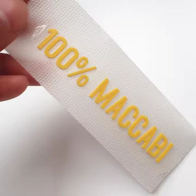 Nhãn nhãn không có nhãn cao su silicone tùy chỉnh Chuyển nhiệt với chữ cái và số 3d Tên dán Logo Chuyển ấn
