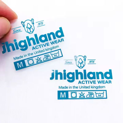 Đăng ký chuyển nhiệt DTF Nhãn hiệu áo thun cổ thiết kế logo Tên thẻ sắt trên chuyển cho quần áo