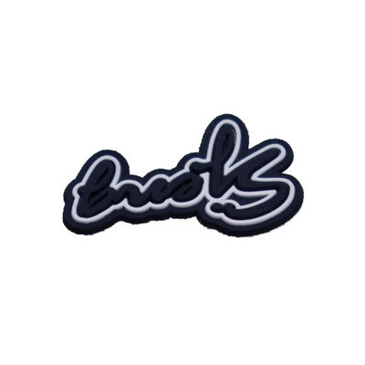 Nhãn silicone 3D tùy chỉnh có thể giặt được 3D Logo silicone mềm