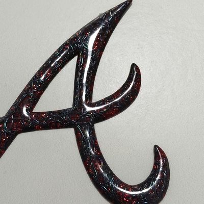 Nhãn chuyển nhiệt 3D TPU nổi tần số cao tùy chỉnh Logo kim loại màu đỏ cho túi