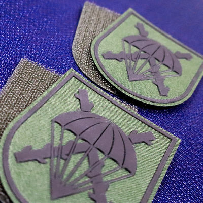 Clothing Patches Screen Printing Labels Velcro Tape Silicone On Patches Cho áo khoác
