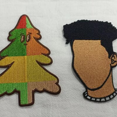 Clothing Embroidery Badge Fashion Design Clothing Durable Color Woven Fabric Clothing Patch