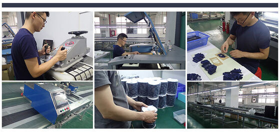 Nhãn dệt thời trang logo áo thun cao cấp tùy chỉnh tại nhà máy để tự may quần áo