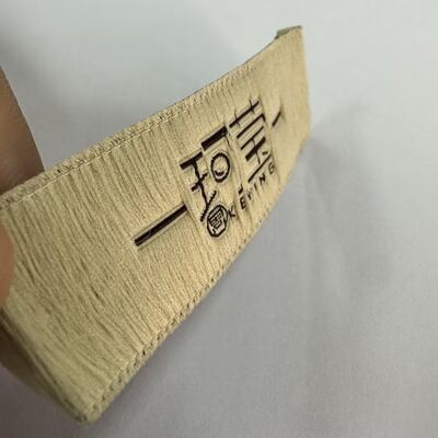 Nhãn mực dệt may tùy chỉnh cho quần áo, nhãn quần áo chất lượng cao, nhãn thương hiệu thời trang cá nhân