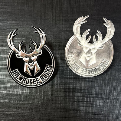 Nhãn hiệu chuyển nhiệt TPU - hiệu ứng kim loại 3D Custom Logo Patch cho quần áo