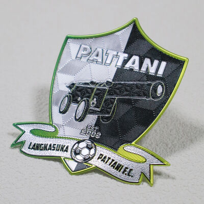 Pattani FC Football Club TPU Heat Transfer Badge Custom Team Emblem Apparel Label