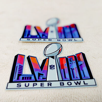 Miếng dán TPU tần số cao tùy chỉnh - Biểu tượng thể thao Super Bowl LVIII cho quần áo