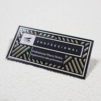 Huy hiệu Vải TPU Tần số cao Tùy chỉnh - Dòng Vận động viên Chuyên nghiệp Vàng Kim & Đen cho Quần áo thể thao