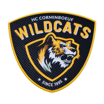 Nhãn Logo Đội Thể Thao Phong Cách Wildcats | Miếng Dán TPU 3D Tần Số Cao Tùy Chỉnh