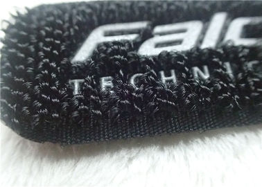 Móc cao tần và vòng lặp Fastener 3M Logo Siliver Phản quang Velcro cho quần áo