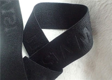Cao tần Jacquard Đàn hồi ban nhạc nổi Logo tùy chỉnh cho may mặc
