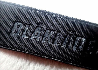 Cao tần Jacquard Đàn hồi ban nhạc nổi Logo tùy chỉnh cho may mặc