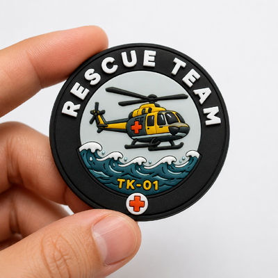 Huy hiệu TPU tần số cao 3D silicone tùy chỉnh có logo cá nhân được thiết kế cho nhãn hiệu vá quần áo và may mặc