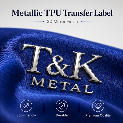 Logo chuyển nhiệt Tpu tùy chỉnh 3D Tpu Label Transfer Soft Tpu Logo For Garment