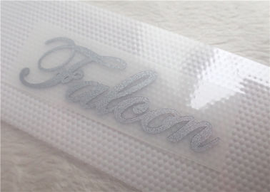 Tùy chỉnh phông chữ và màu sắc quần áo truyền nhiệt nhãn / Silicon Heat Press Tags